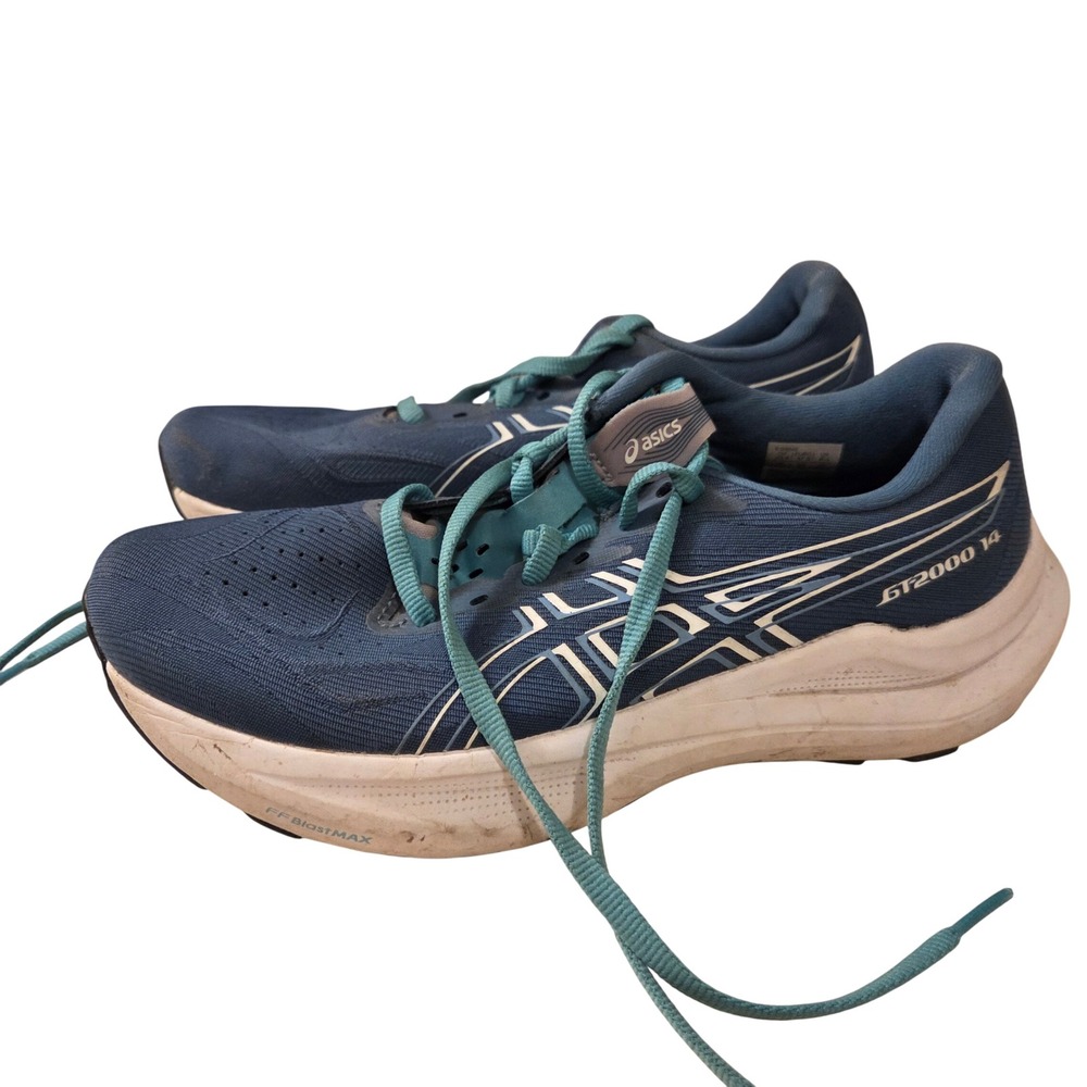 ASICS GT-2000 14 Womens Running Shoes Blue‎ White Teal Size 6.5 1012B643